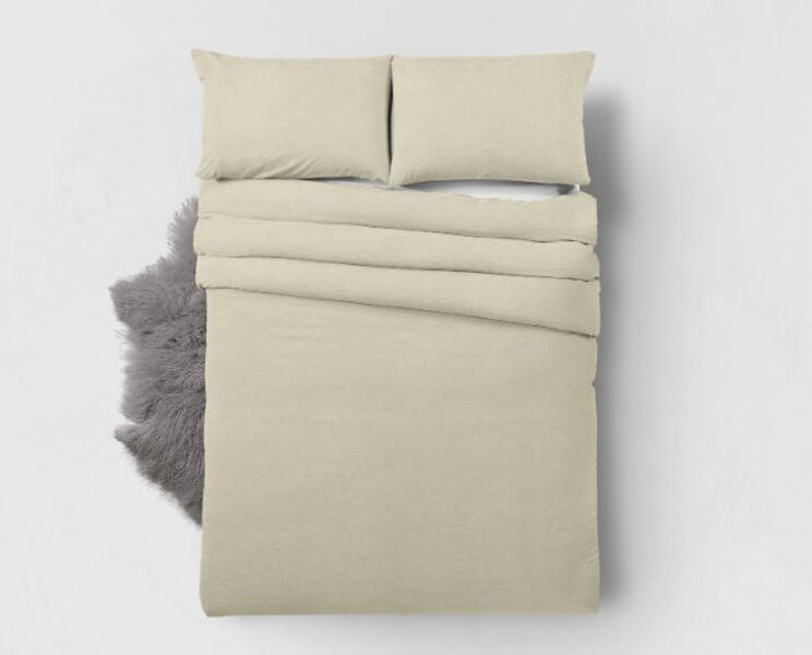 Gultas veļas komplekts BAMBOO, krēmkrāsa