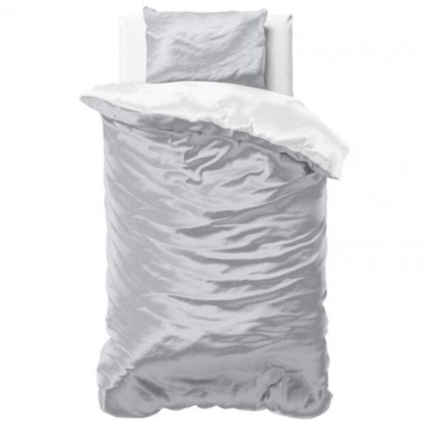 Gultas veļas komplekts BEAUTY DOUBLE FACE, pelēks/balts