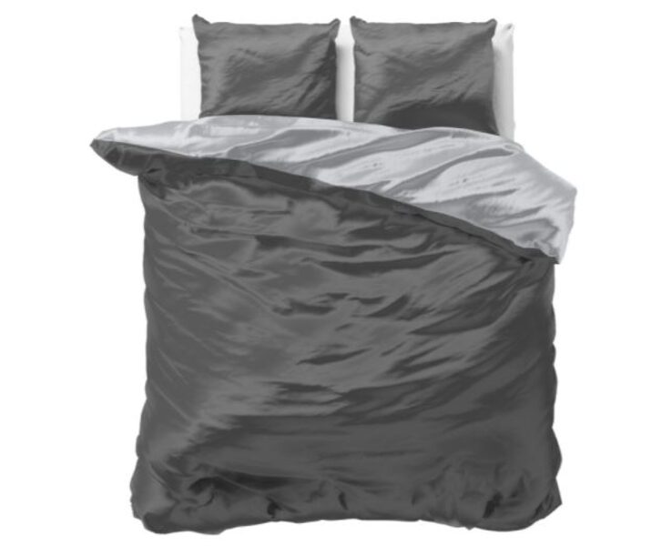 Gultas veļas komplekts BEAUTY DOUBLE FACE, pelēks/antracīta