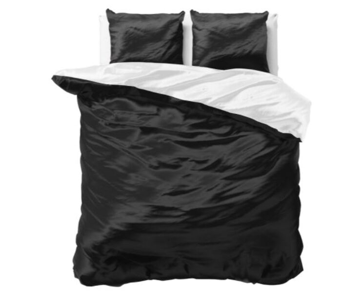 Gultas veļas komplekts BEAUTY DOUBLE FACE, melns/balts