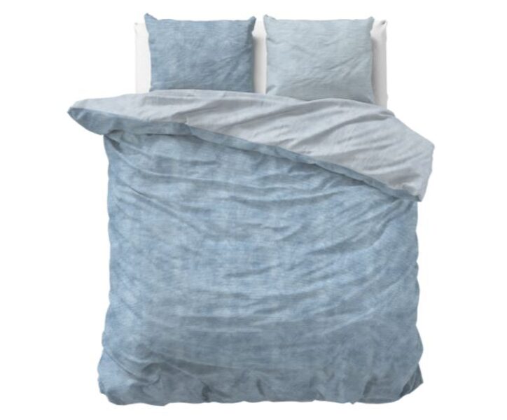 Gultas veļas komplekts FL WASHED COTTON, zils