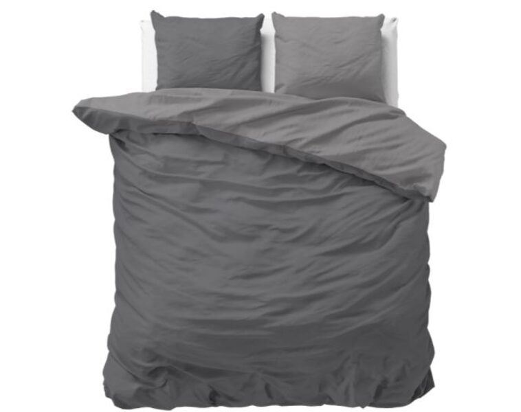 Gultas veļas komplekts DOUBLE FACE, pelēks/antracīta