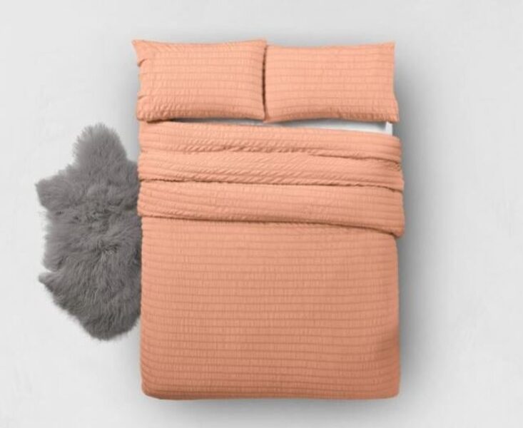 Gultas veļas komplekts JACQUARD, rozā