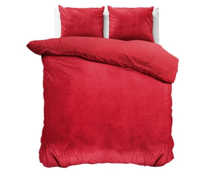 Gultas veļas komplekts VELVET, sarkans